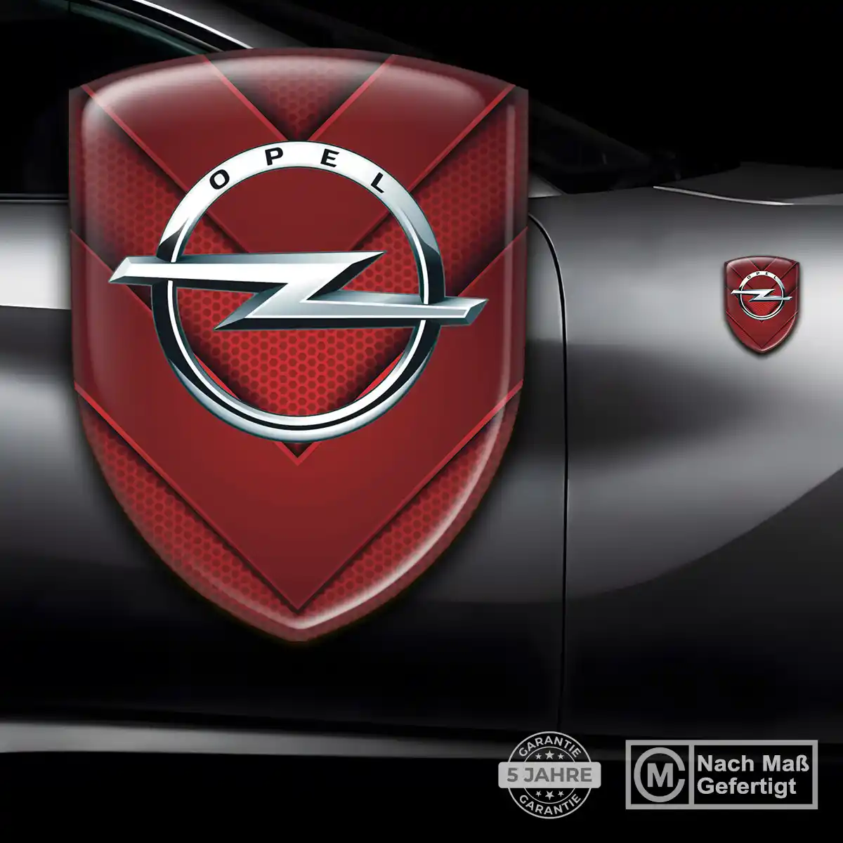 Opel 3D Gel Aufkleber Emblem Hochwertiges Harz