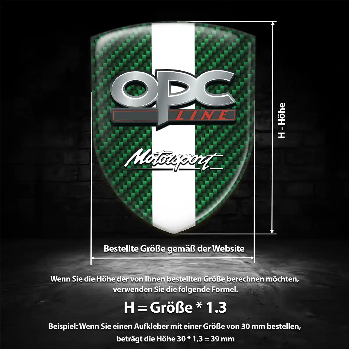 Opel 3D Gel Aufkleber Emblem Hohe Qualität
