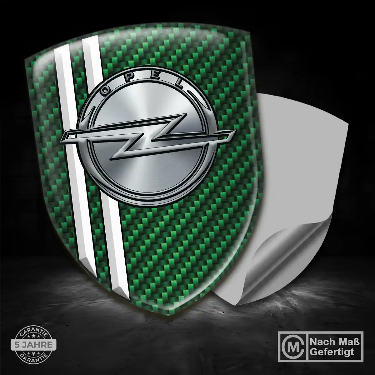 Opel 3D Gel Aufkleber Emblem Interieurdesign