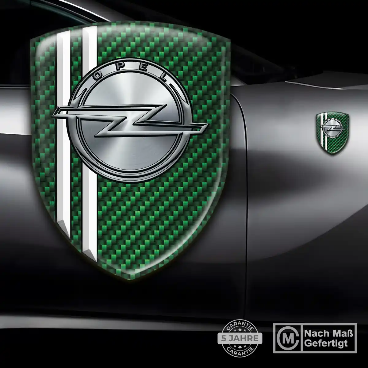 Opel 3D Gel Aufkleber Emblem Interieurdesign