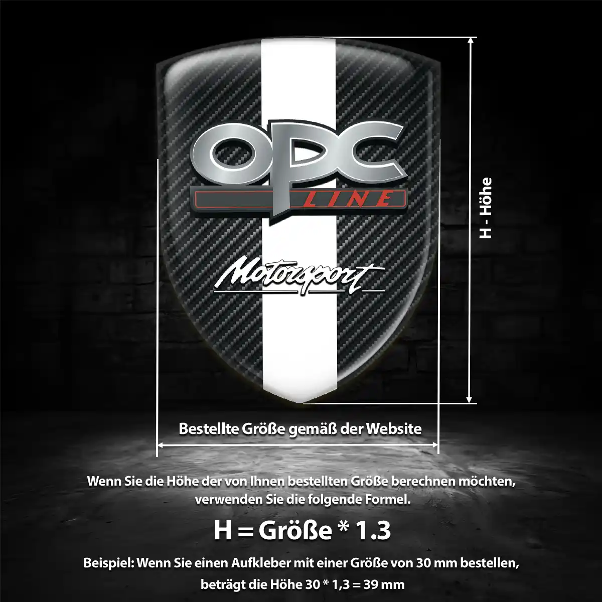 Opel 3D Gel Aufkleber Emblem Luxus-Edition