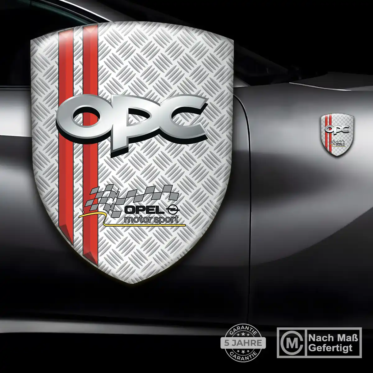 Opel 3D Gel Aufkleber Emblem Markenedition