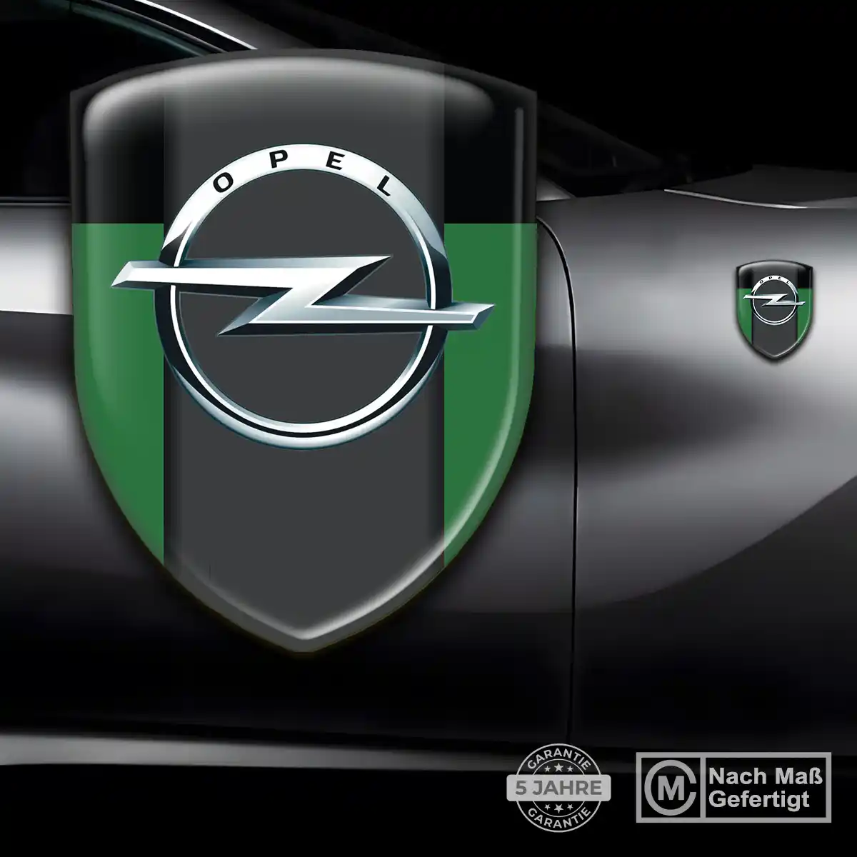 Opel 3D Gel Aufkleber Emblem Modernes Design