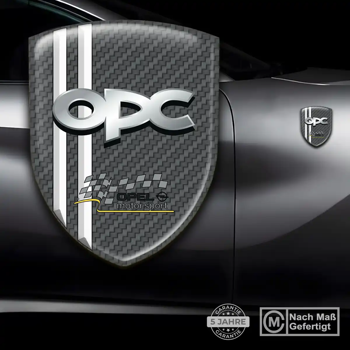 Opel 3D Gel Aufkleber Emblem Stilvolles Design