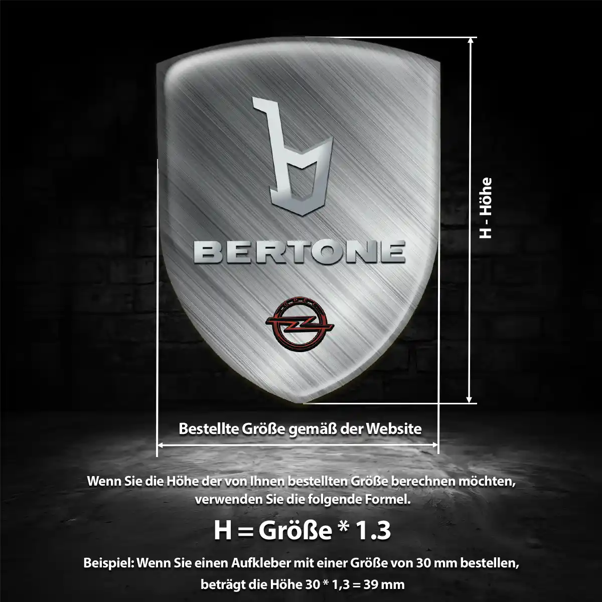 Opel 3D Gel Aufkleber Embleme Ausdrucksstarkes Design