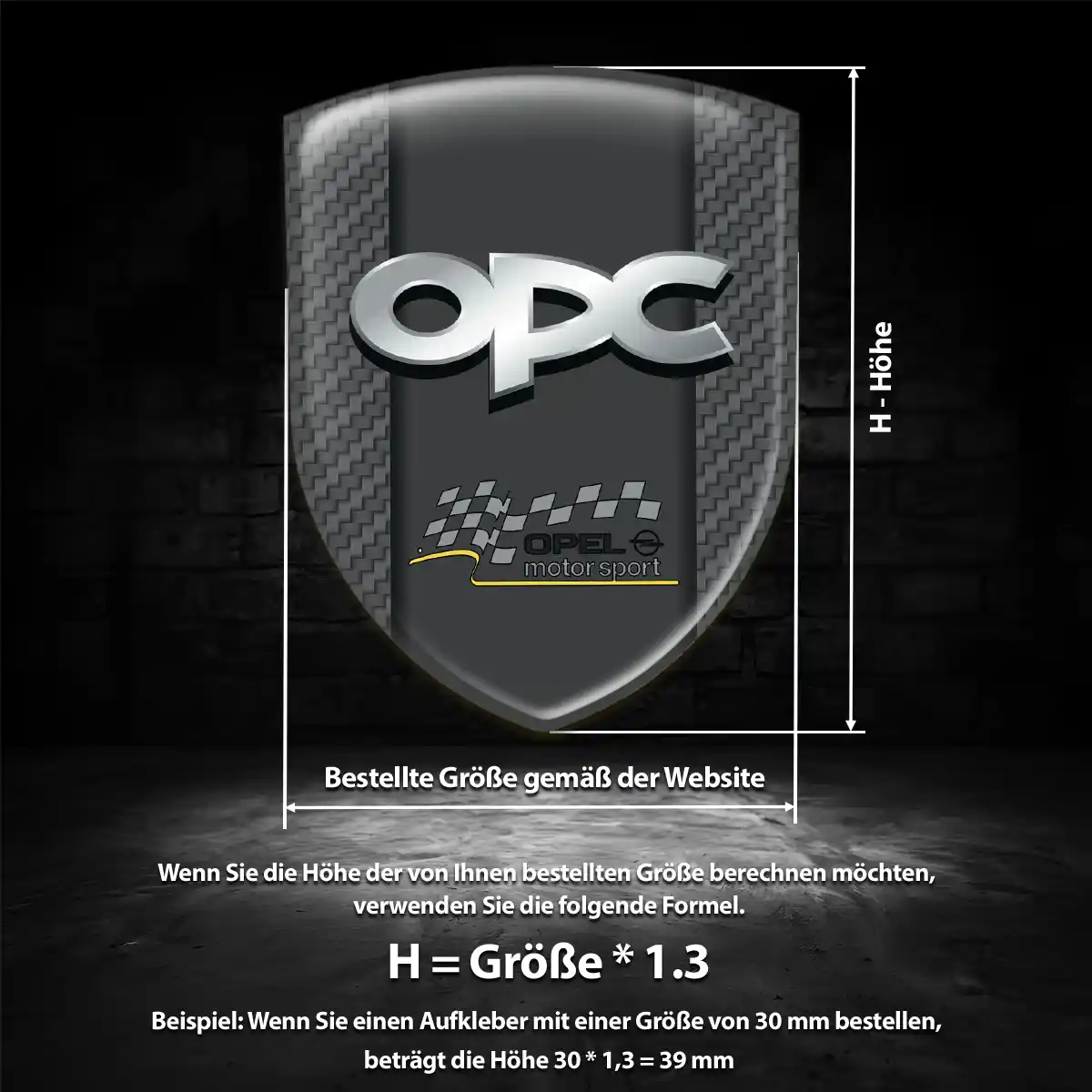 Opel 3D Gel Aufkleber Embleme Auto Elegantes Design