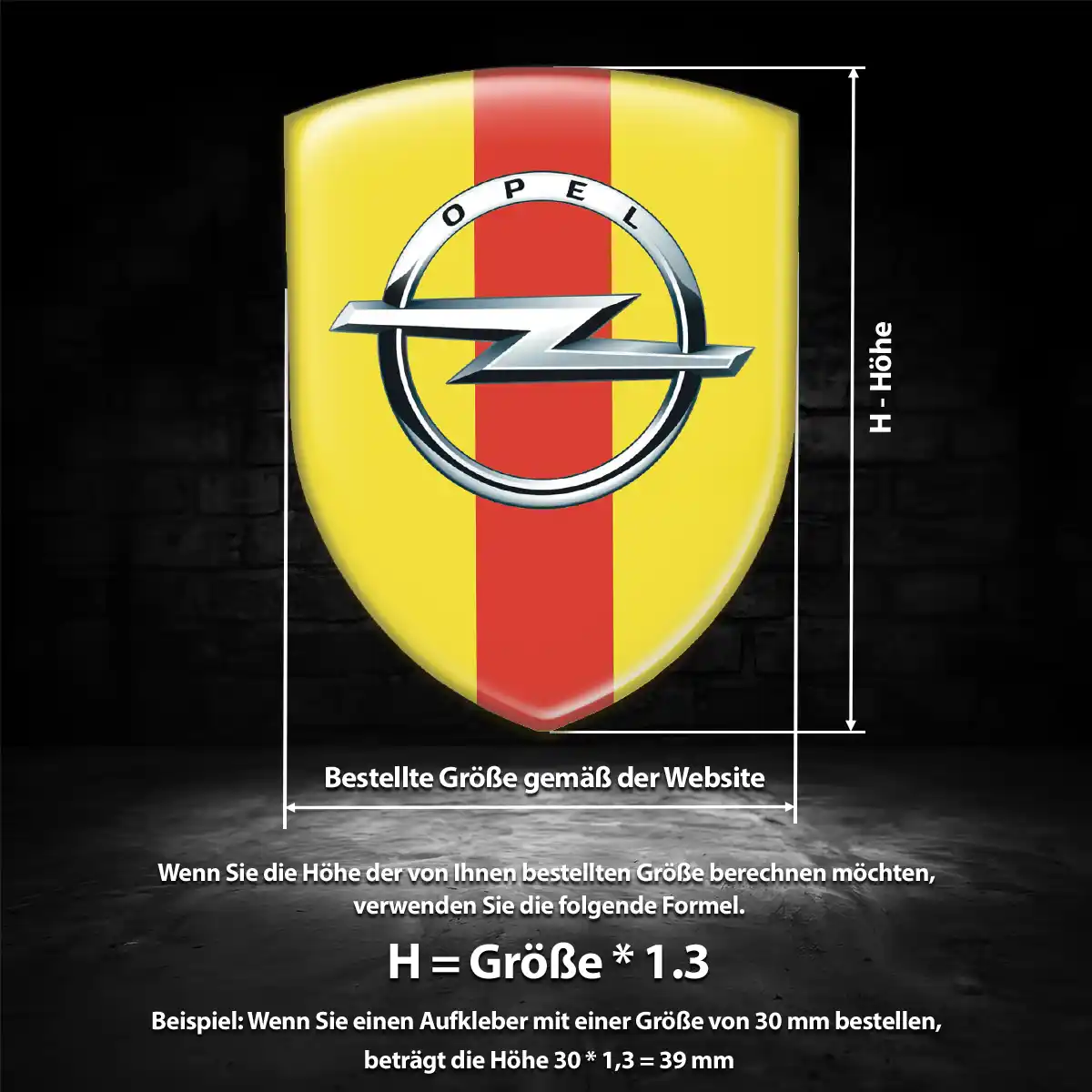 Opel 3D Gel Aufkleber Embleme Auto Luxus-Edition