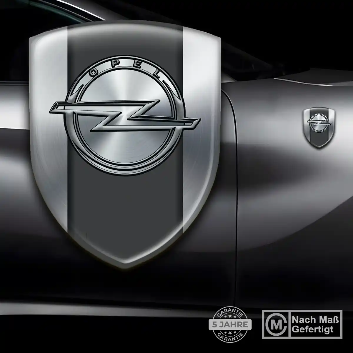 Opel 3D Gel Aufkleber Embleme Elegantes Design
