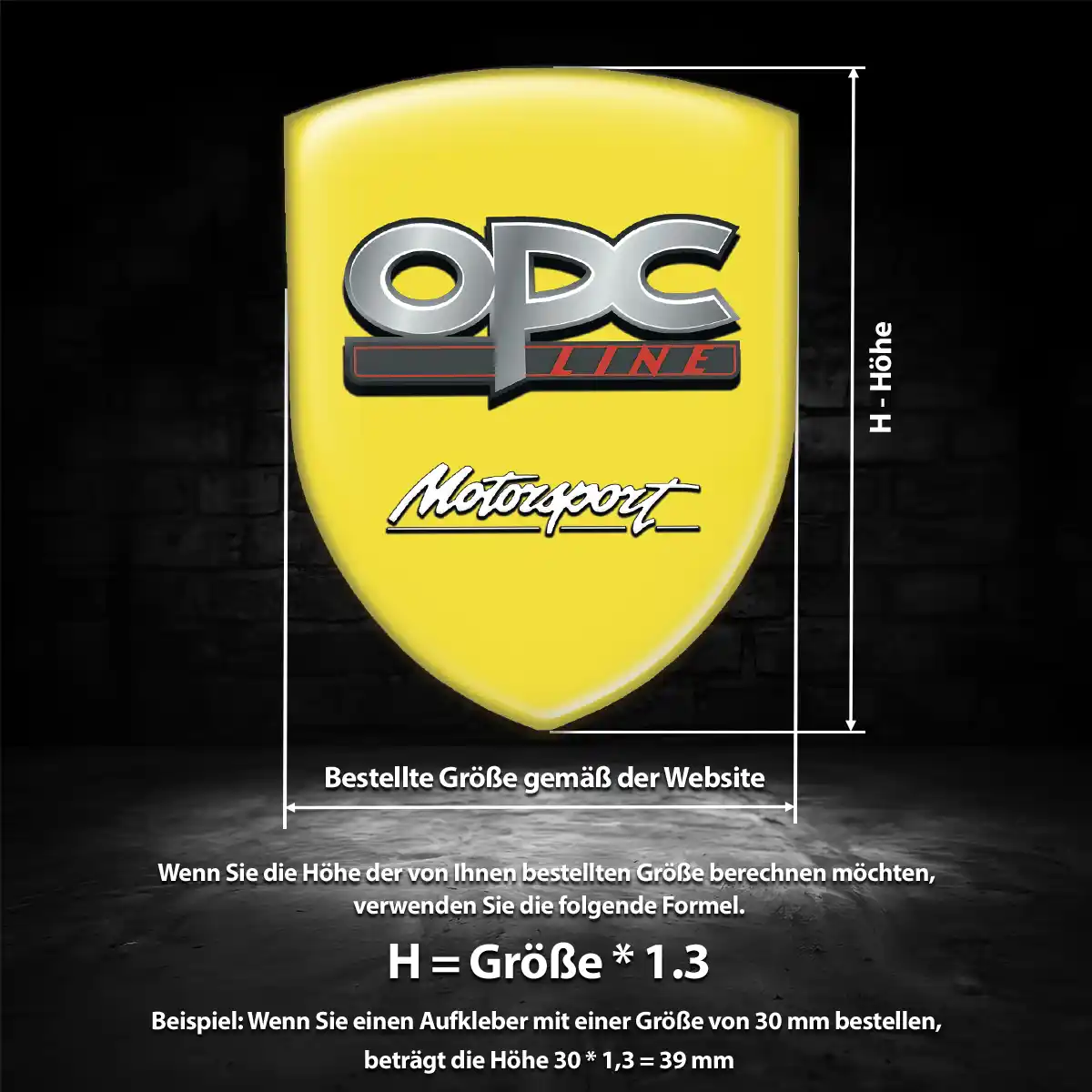 Opel 3D Gel Aufkleber Embleme Interieurdesign