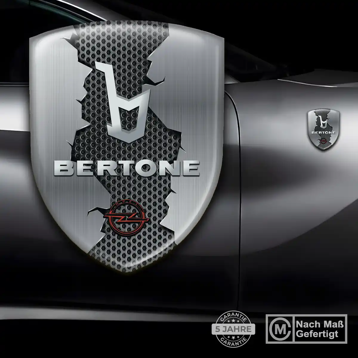 Opel 3D Gel Aufkleber Embleme Modernes Design
