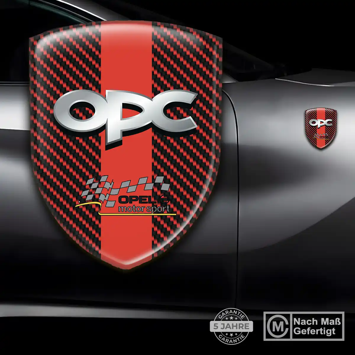 Opel 3D Gel Aufkleber Interieurdesign