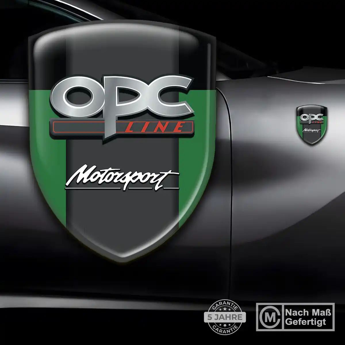Opel 3D Gel Aufkleber Modernes Design