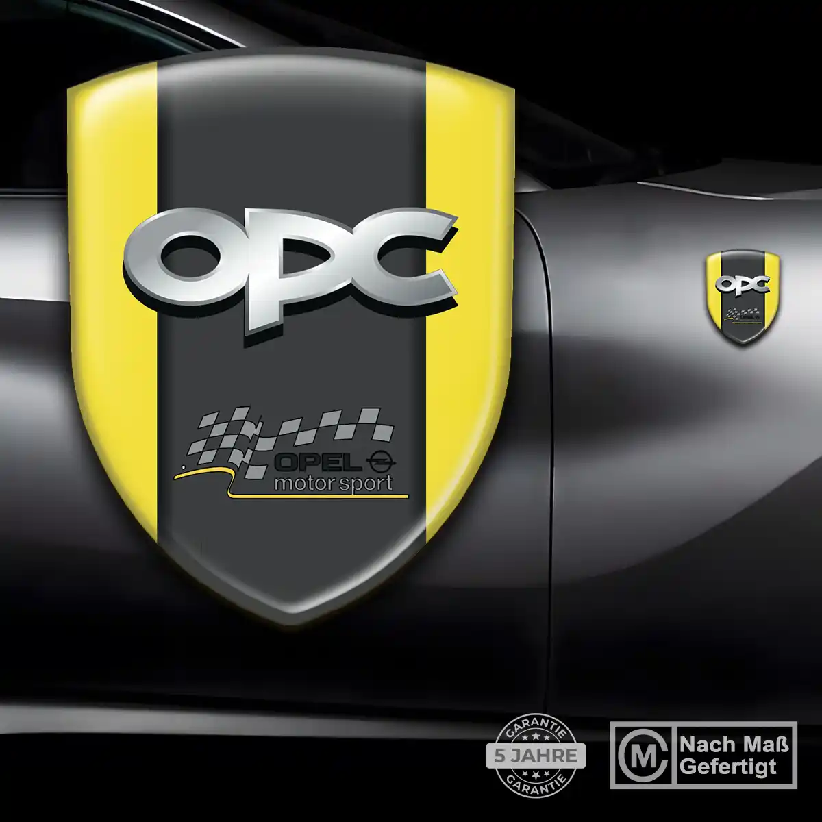 Opel 3D Gel Aufkleber Silikon Anspruchsvolles Design