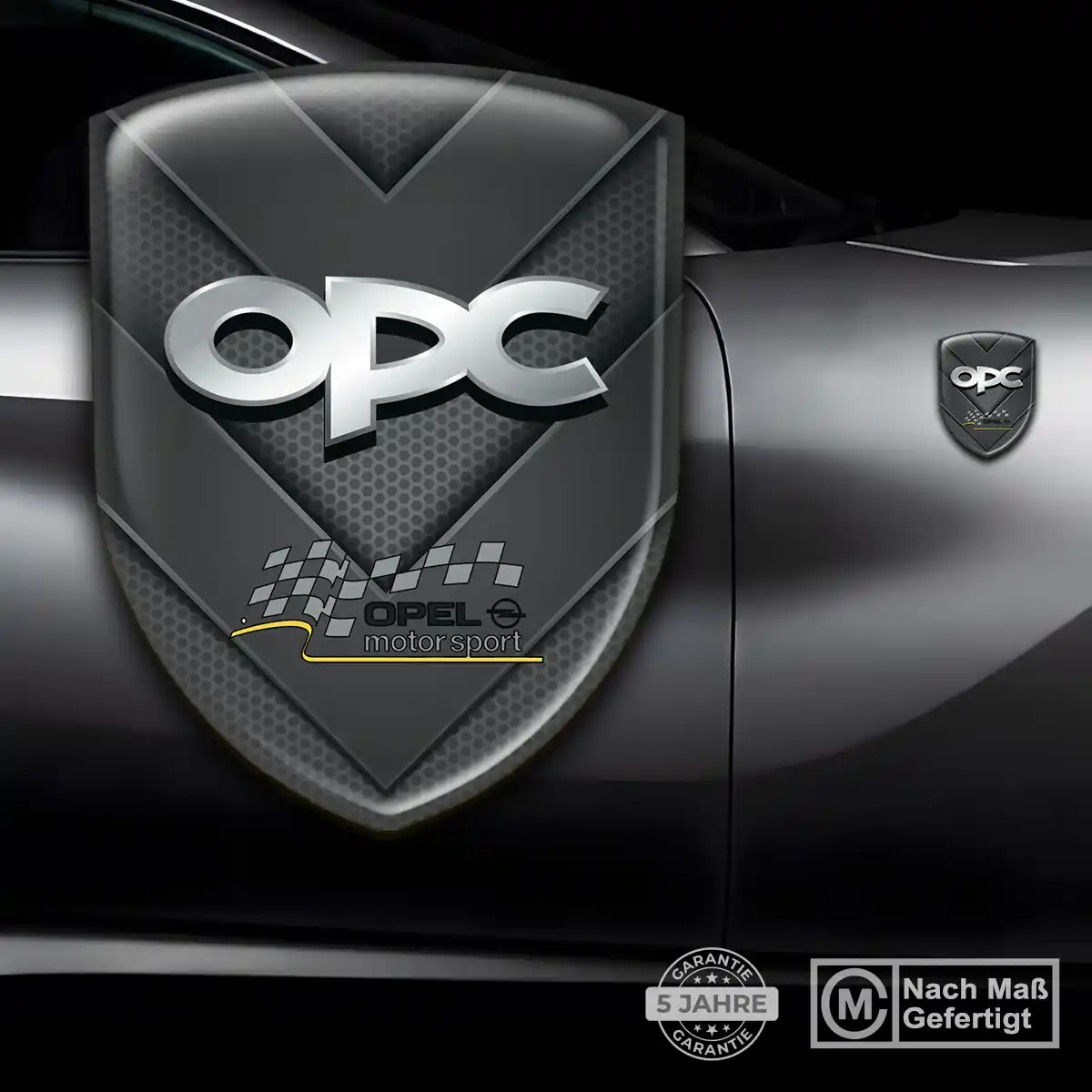 Opel 3D Gel Aufkleber Silikon Auto Markenedition