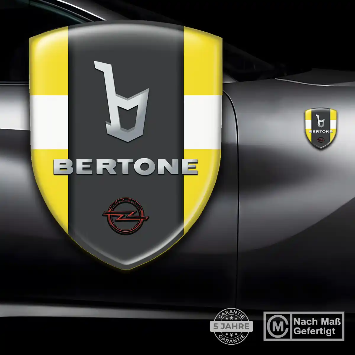 Opel 3D Gel Aufkleber Silikon Auto Stilvolles Design