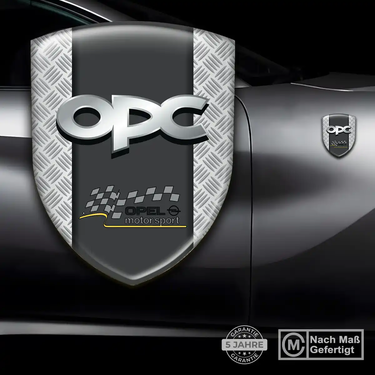 Opel 3D Gel Aufkleber Silikon Edles Design