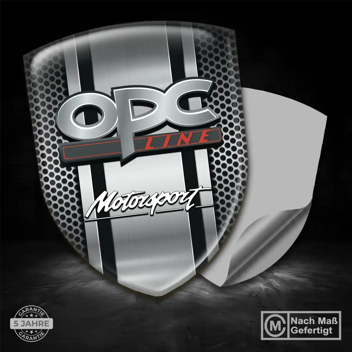 Opel 3D Gel Aufkleber Silikon Elegantes Design