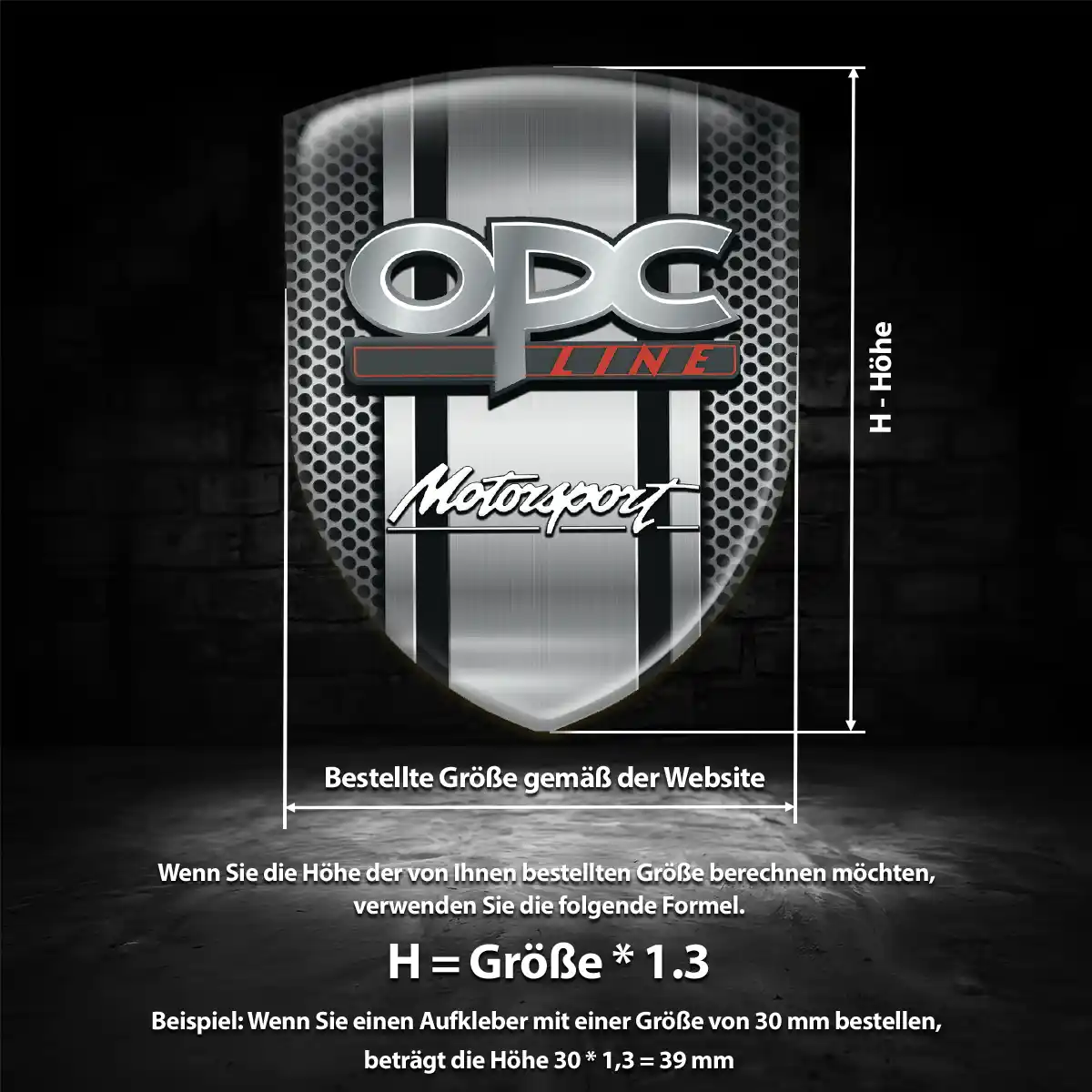 Opel 3D Gel Aufkleber Silikon Elegantes Design