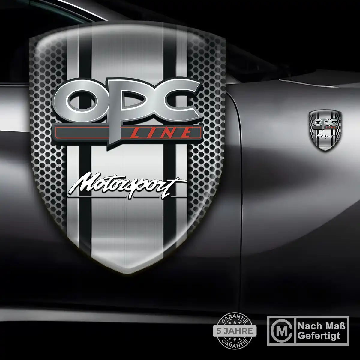 Opel 3D Gel Aufkleber Silikon Elegantes Design