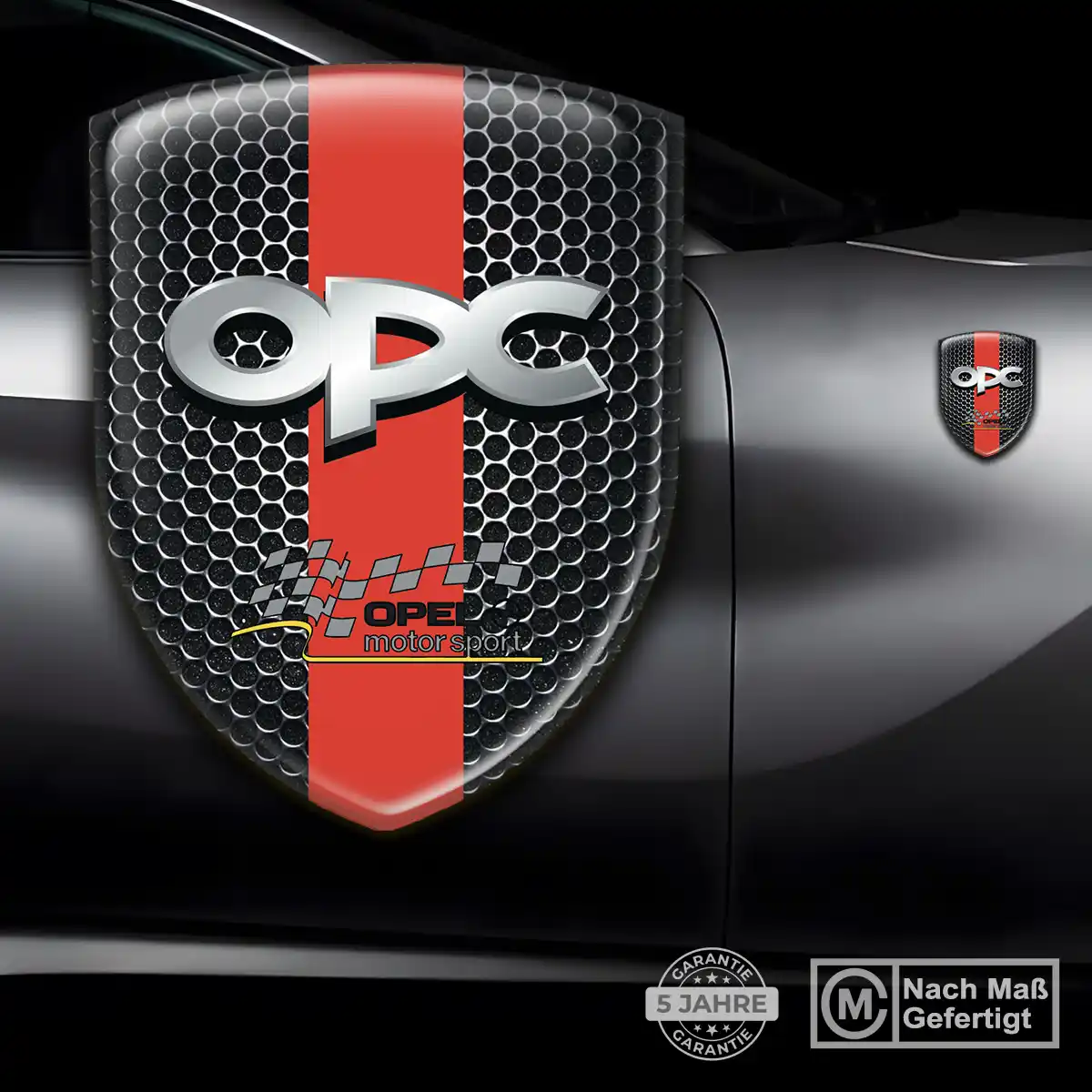 Opel 3D Gel Aufkleber Silikon Exterieurdesign