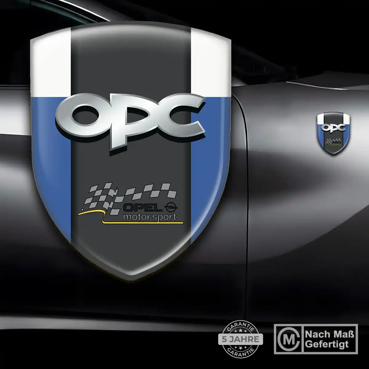 Opel 3D Gel Aufkleber Silikon Hochwertiges Harz