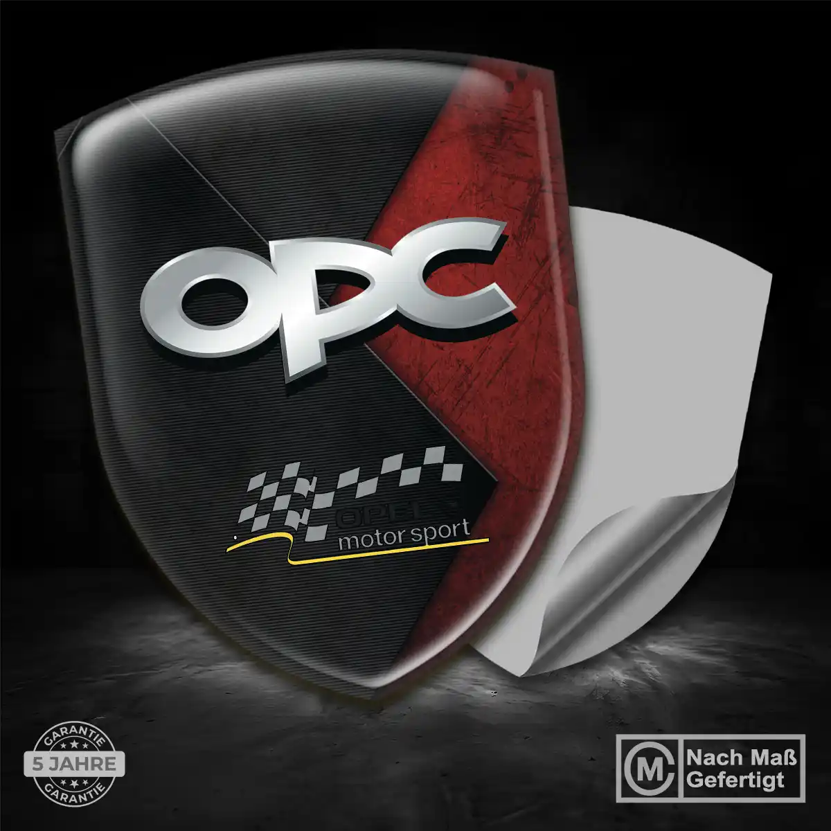 Opel 3D Gel Aufkleber Silikon Limitierte Auflage