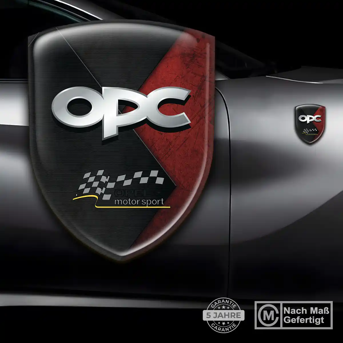 Opel 3D Gel Aufkleber Silikon Limitierte Auflage
