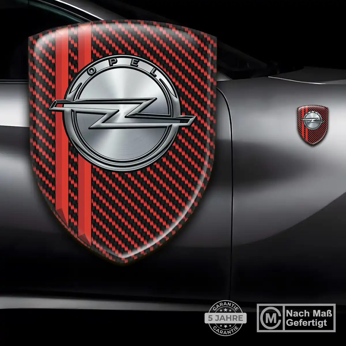 Opel 3D Gel Aufkleber Silikon Premiumqualität