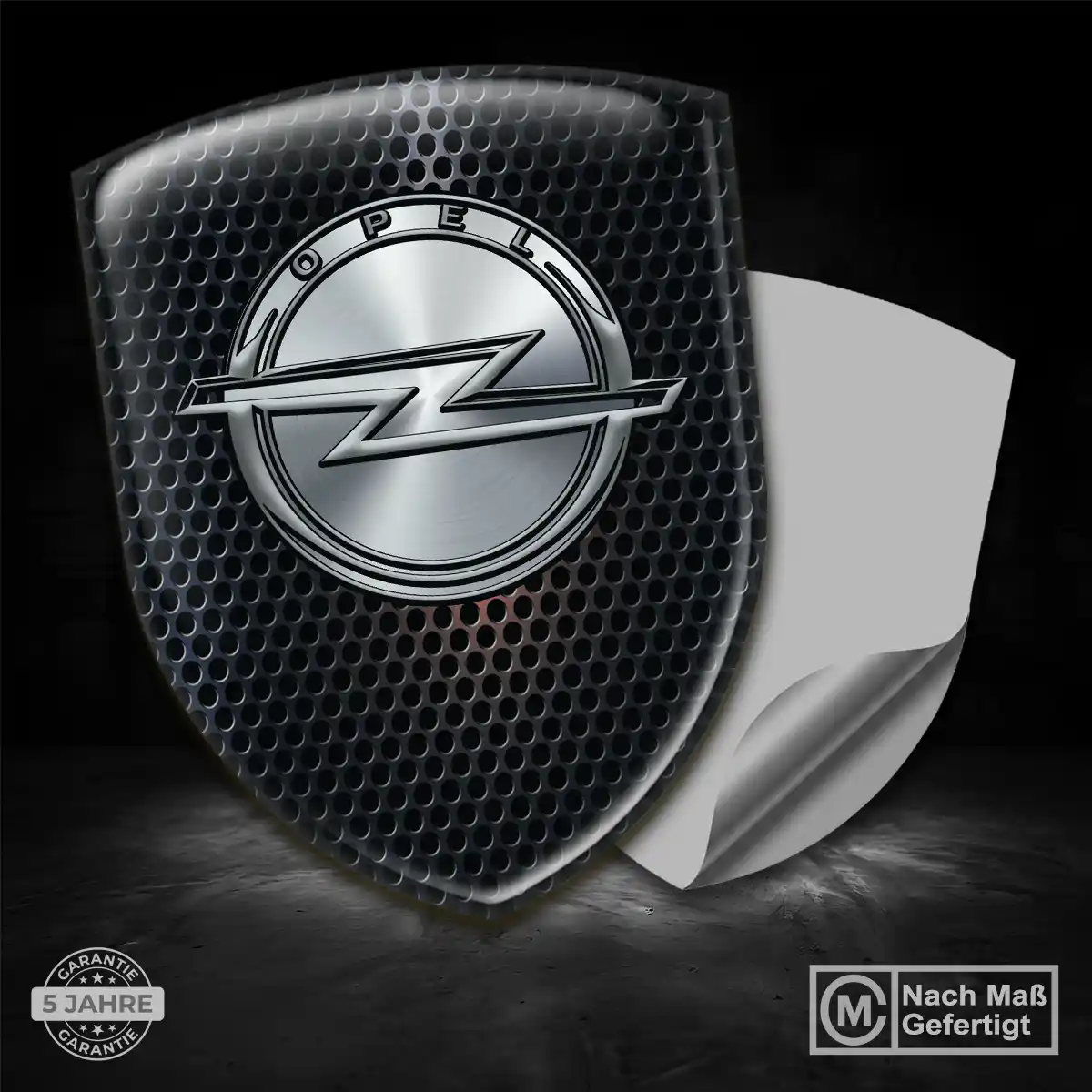 Opel 3D Gel Aufkleber Silikon Stilvolles Design