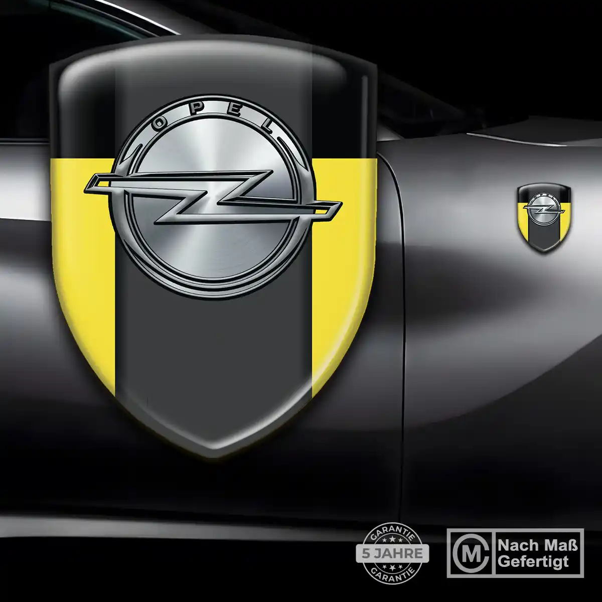 Opel 3D Gel Aufkleber Silikon Tuningfahrzeug