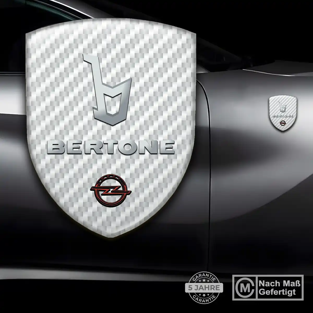 Opel 3D Gel Aufkleber Stilvolles Design