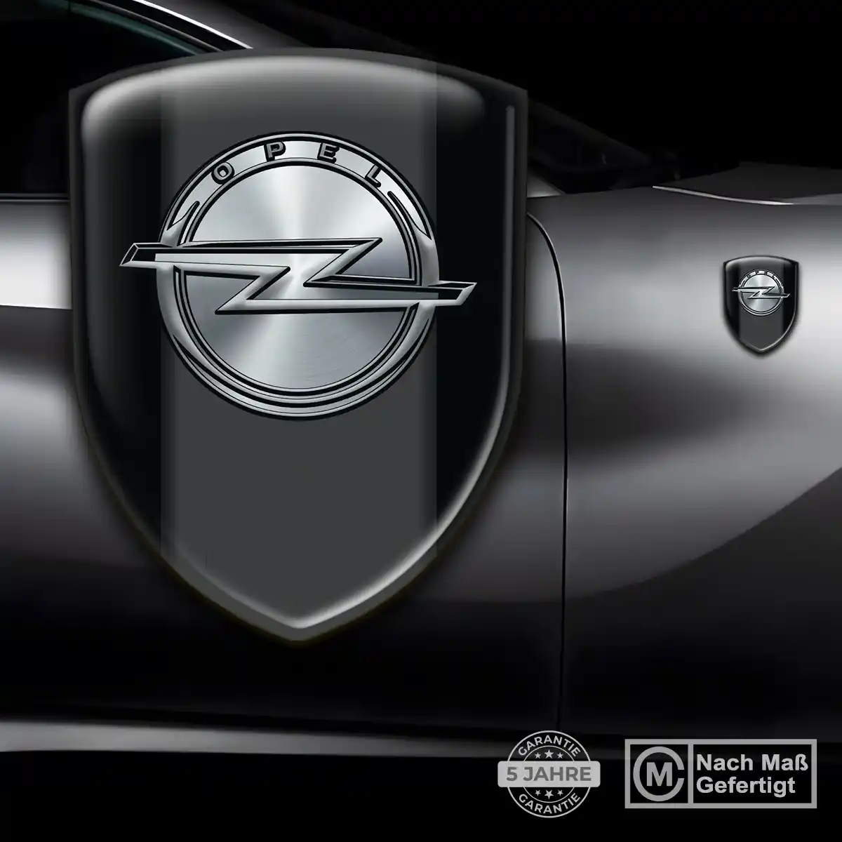 Opel 3D Gel Aufkleber Wappen Auto Elegantes Design