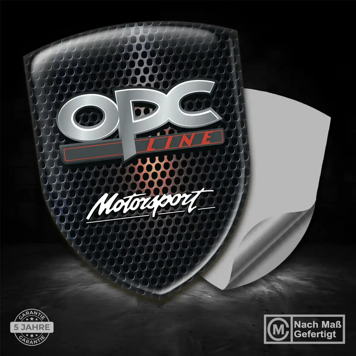 Opel 3D Gel Aufkleber Wappen Auto Exterieurdesign