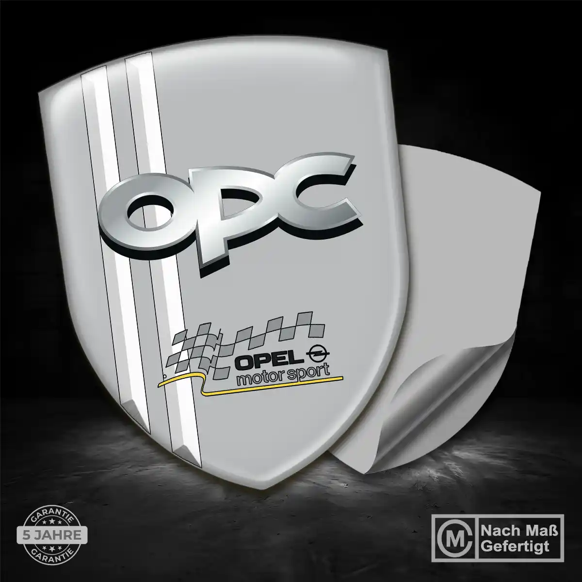 Opel 3D Gel Aufkleber Wappen Auto Interieurdesign
