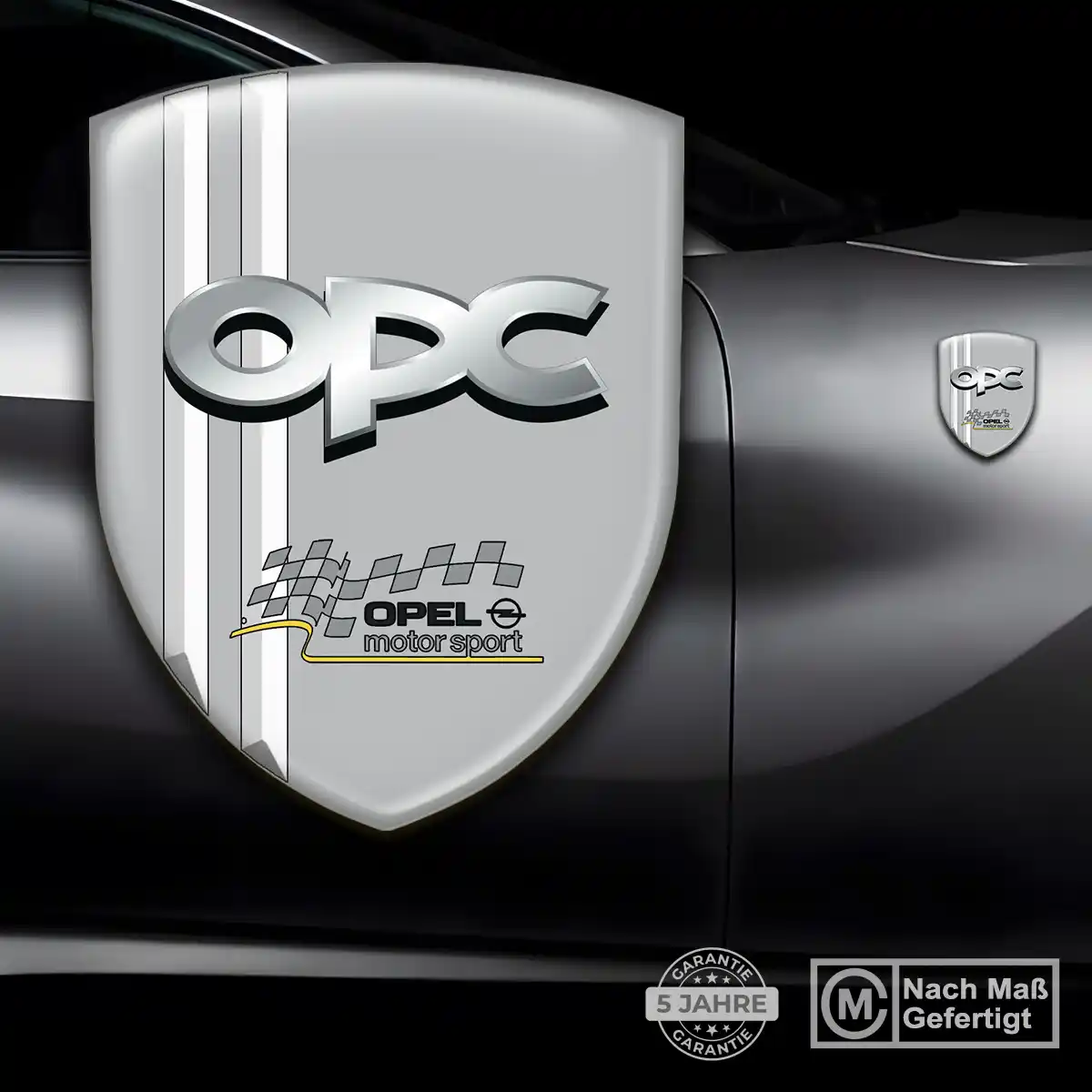 Opel 3D Gel Aufkleber Wappen Auto Interieurdesign