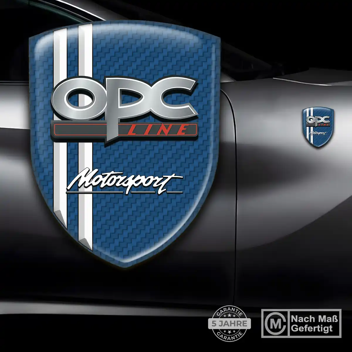 Opel 3D Gel Aufkleber Wappen Auto Modernes Design