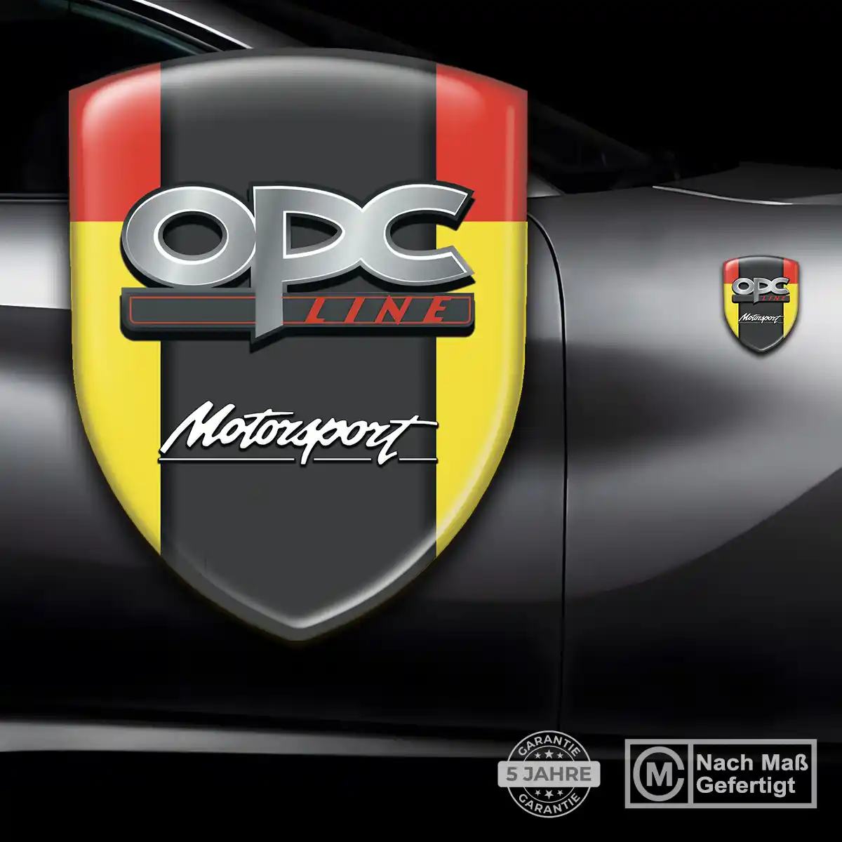 Opel 3D Gel Aufkleber Wappen Auto Premium-Edition