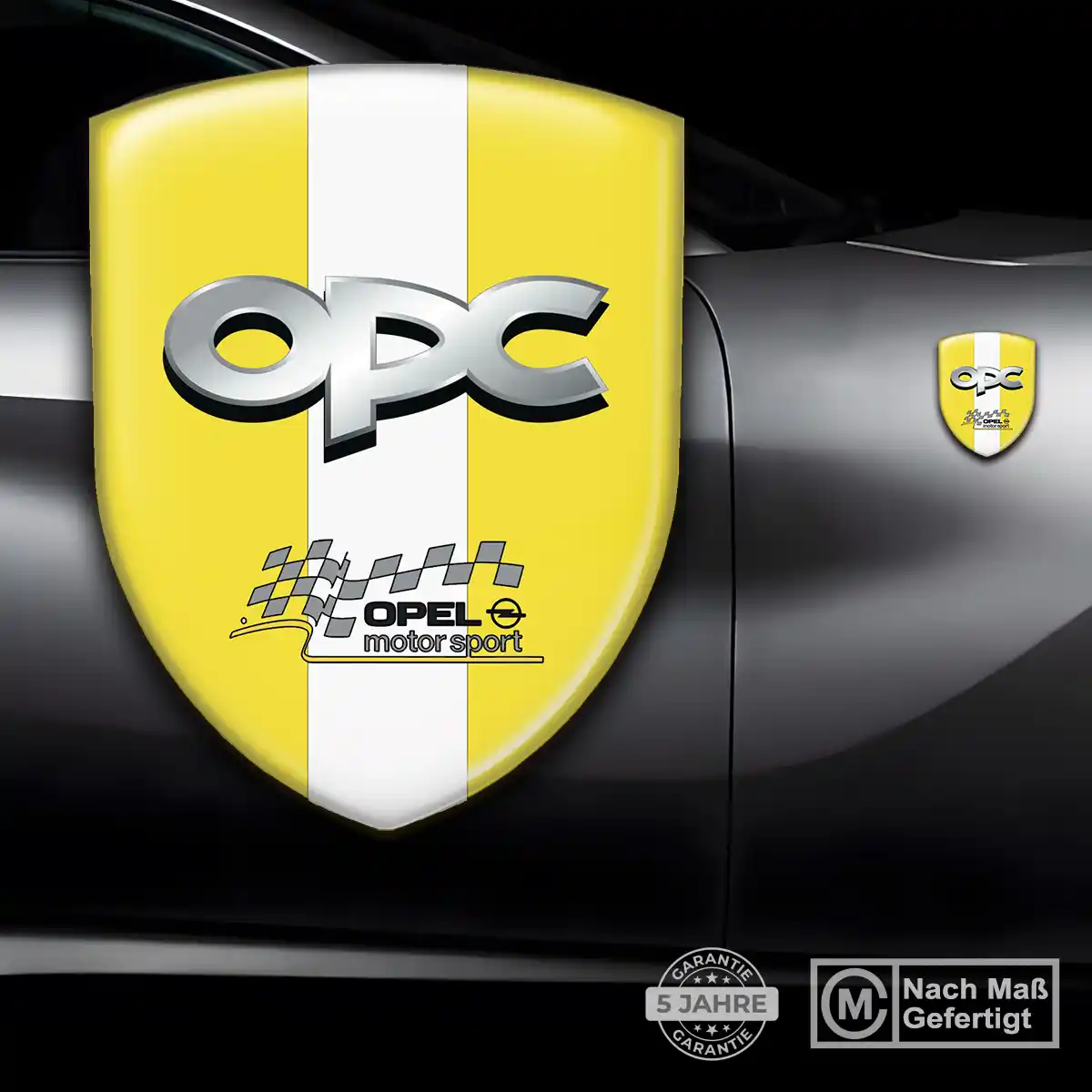 Opel 3D Gel Aufkleber Wappen Auto Premiumqualität