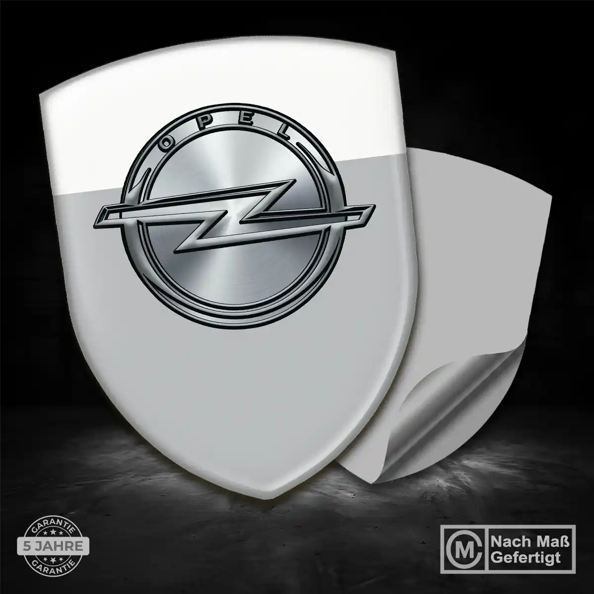 Opel 3D Gel Aufkleber Wappen Auto Stilvolles Design
