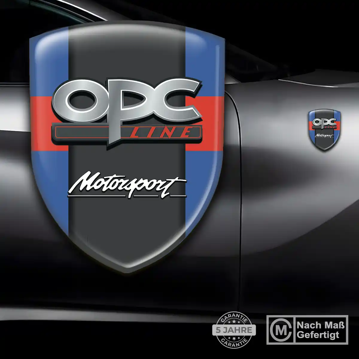 Opel 3D Gel Aufkleber Wappen Hochwertiges Harz