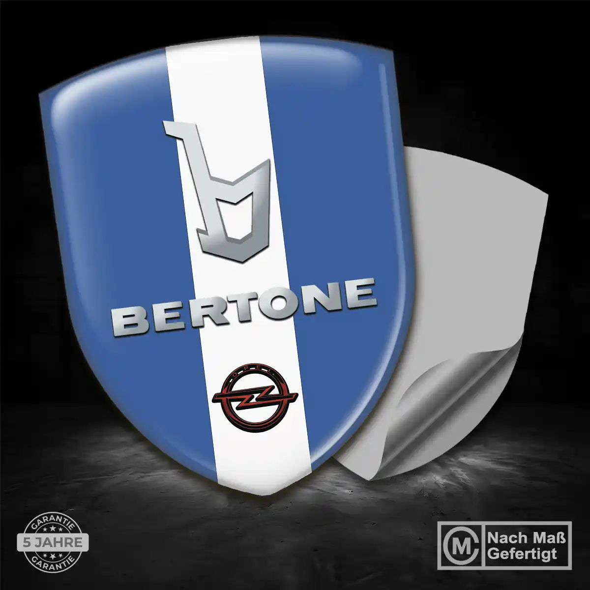 Opel 3D Gel Aufkleber Wappen Interieurdesign