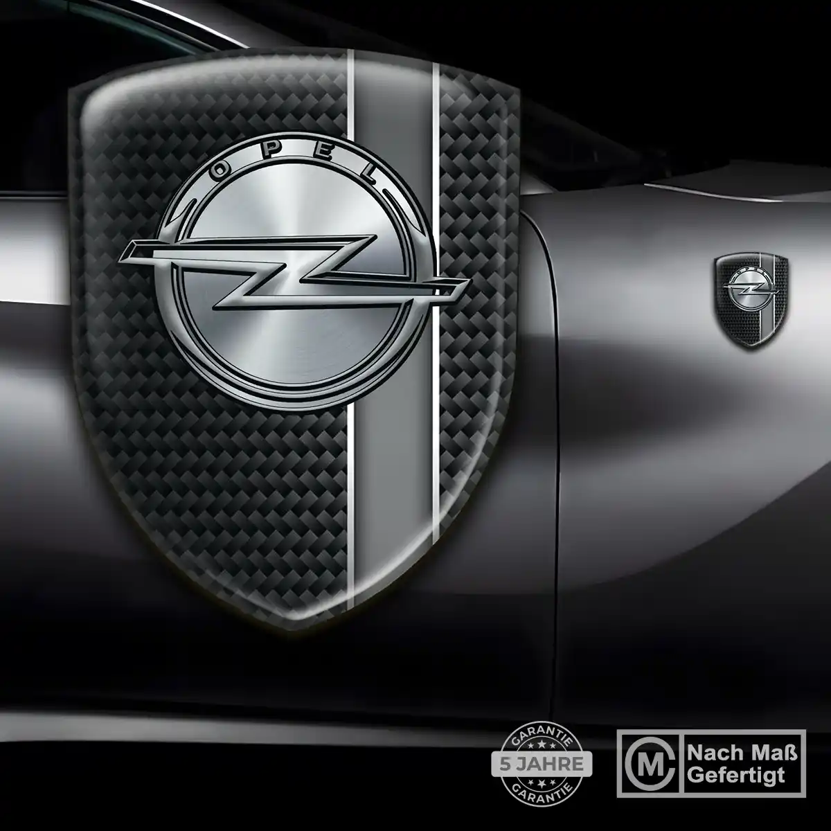 Opel 3D Gel Aufkleber Wappen Markenedition