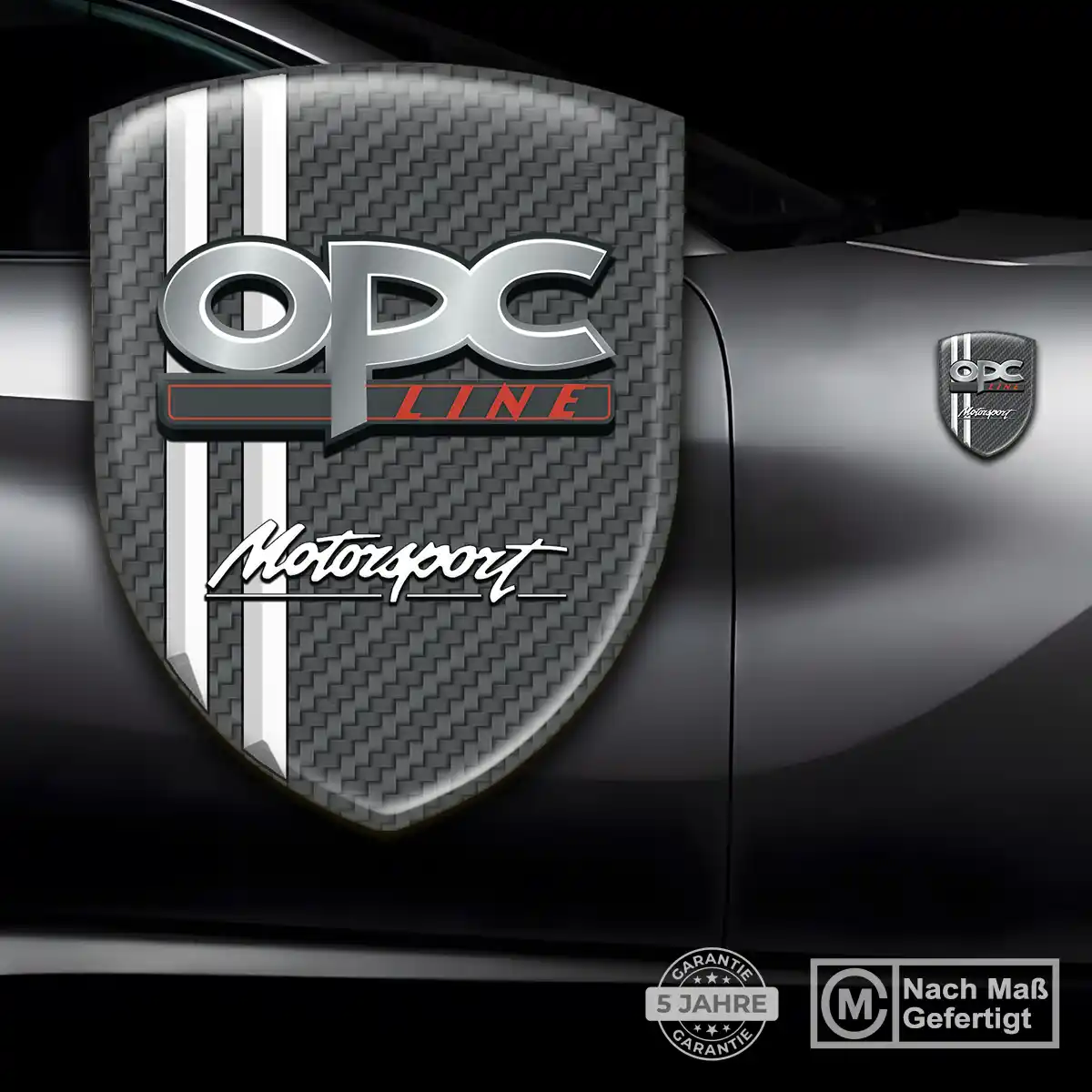 Opel 3D Gel Aufkleber Wappen Modernes Design