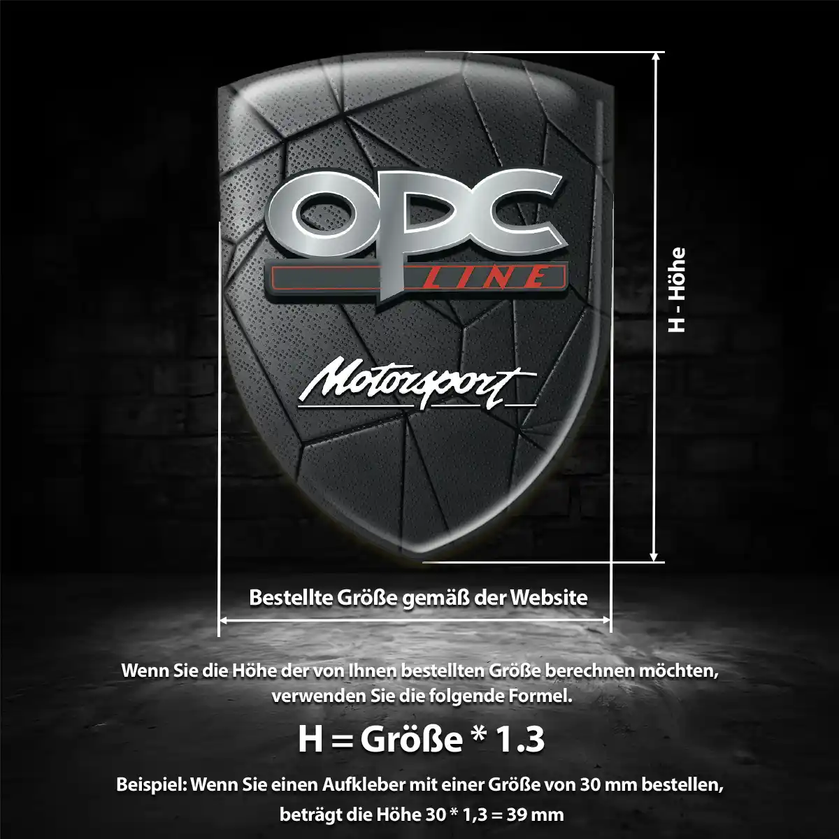 Opel 3D Gel Aufkleber Wappen Premium-Edition