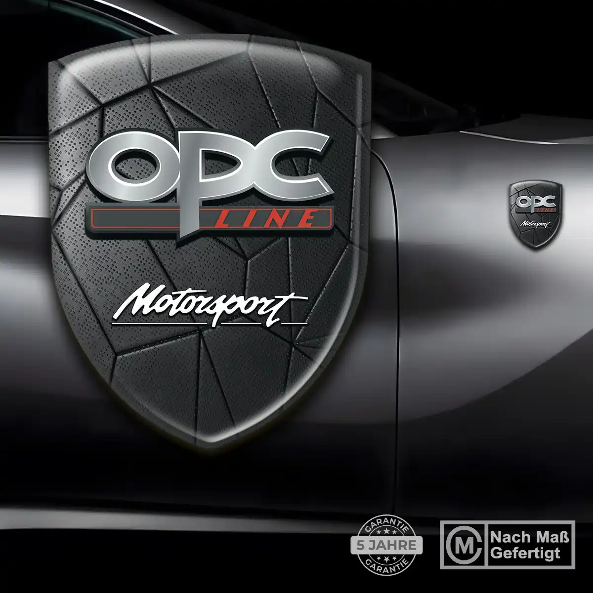 Opel 3D Gel Aufkleber Wappen Premium-Edition