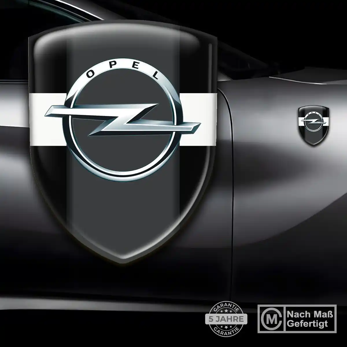 Opel 3D Gel Aufkleber Wappen Premiumqualität