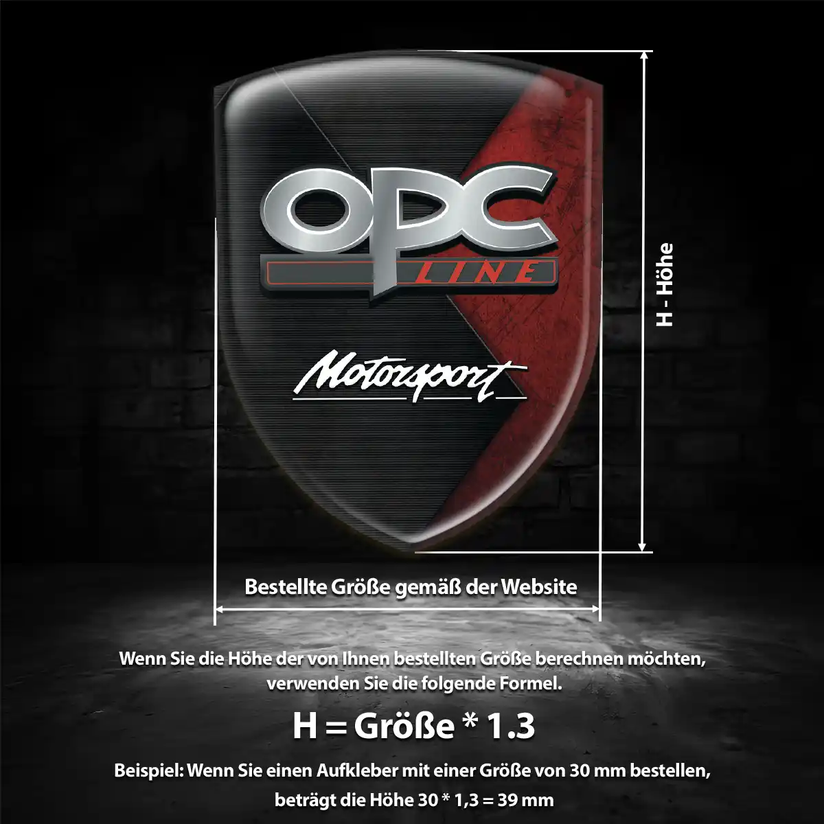 Opel Aufkleber 3D Gel Emblem Auto Hochwertiges Harz