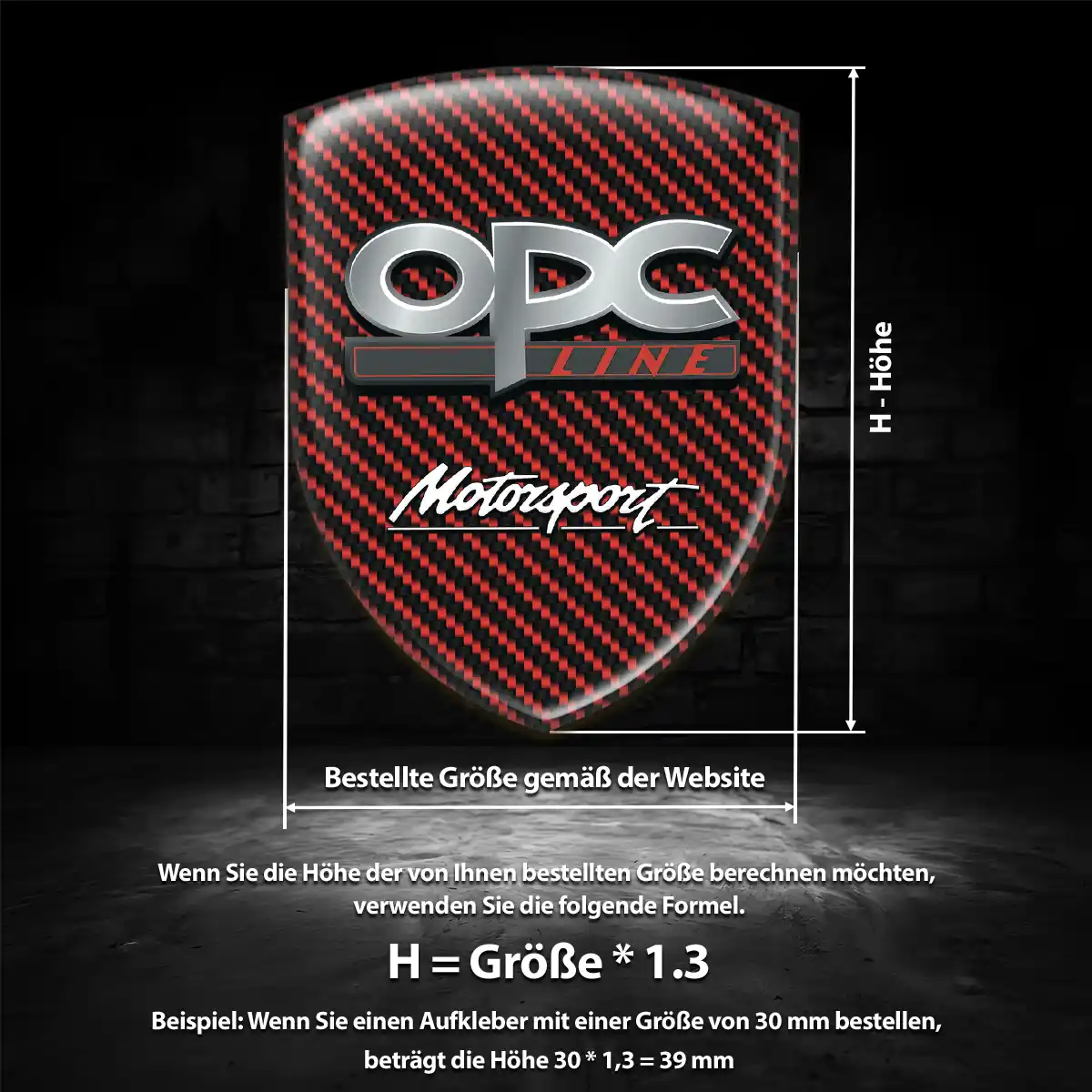 Opel Aufkleber 3D Gel Emblem Auto Hohe Qualität