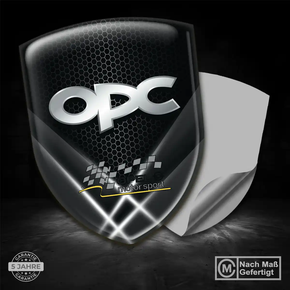 Opel Aufkleber 3D Gel Emblem Auto Interieurdesign