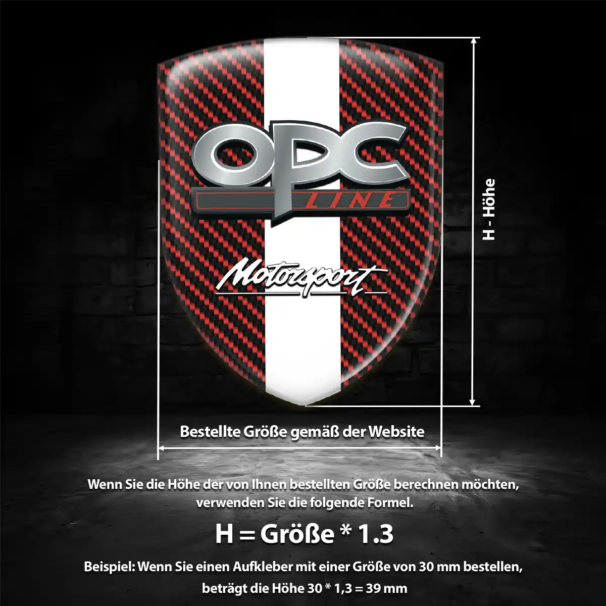 Opel Aufkleber 3D Gel Emblem Auto Premiumqualität